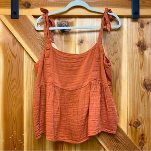 Old Navy Tie Tank Top Blouse